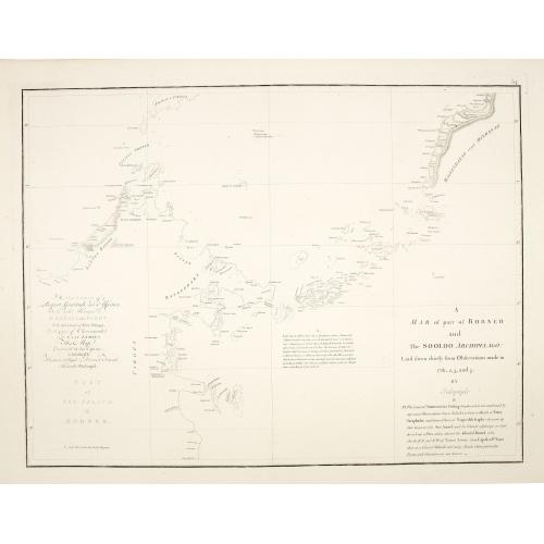 Old map image download for A Mar of part of Borneo and the Sooloo Archipelago: Laid down chiefly from observations made in 1761, 2,3, and 4.