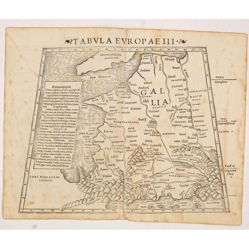 Tabula Europae III (France)