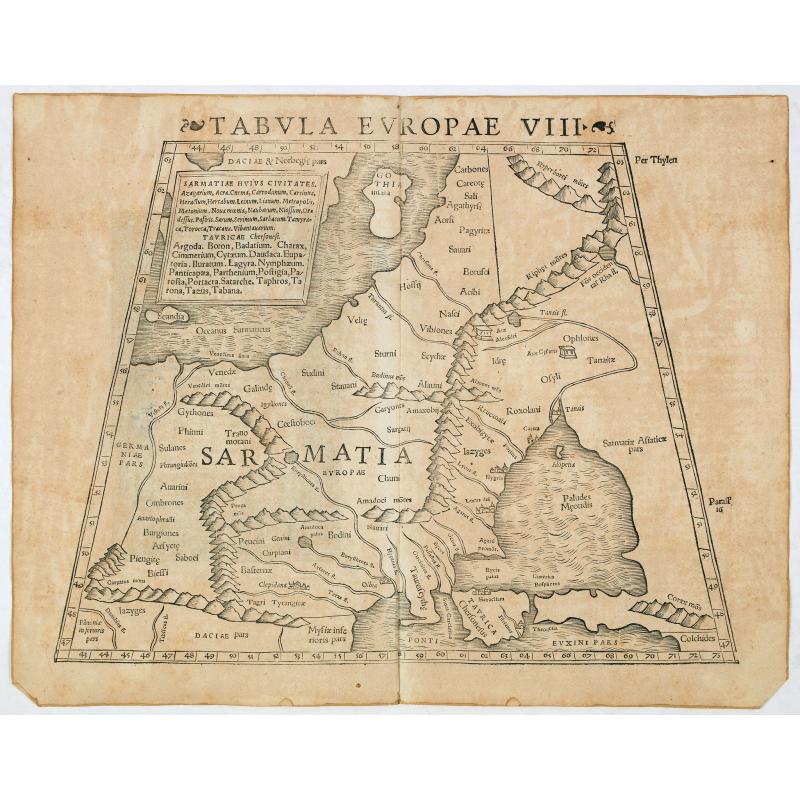 Tabula Europae VIII ( Russia, Ukraine, Baltic, Scandinavia)