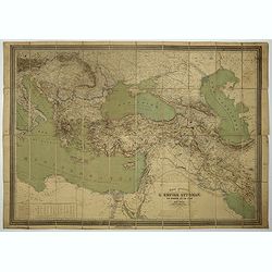 Carte général de L'Empire Ottoman en Europe et en Asie. . . dressée par Henri Kiepert.