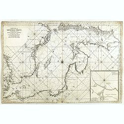 Carte de la Mer Baltique contenant les bancs, isles et costes comprises entre l'isle de Zelande et l'extrémité du Golfe de Finlande.