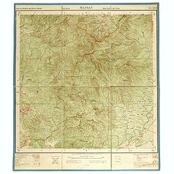 Part of district Malabar & Nilgiri. MADRAS NO 58 A3.