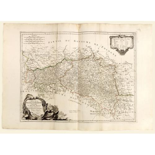 Old map image download for Carte de la Pologne Autrichienne contenant La Russie Rouge et la partie méridionale du Palatinat de Cracovie . . .