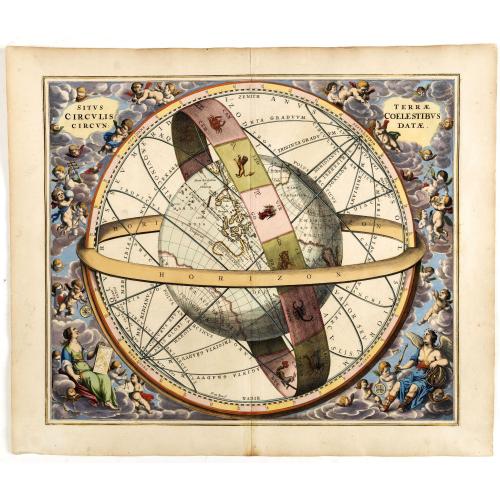 Old map image download for Situs Terrae Circulis Coelestibus circundatae..