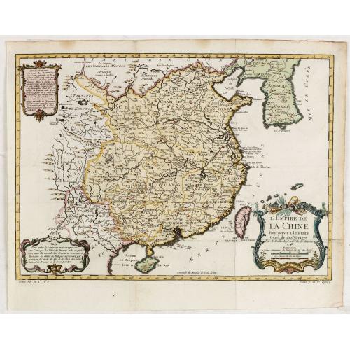 Old map image download for L'Empire de la Chine. . .