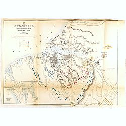 SEVASTOPOL showing the positions of the allied camps and the batteries. . . 5th edition.