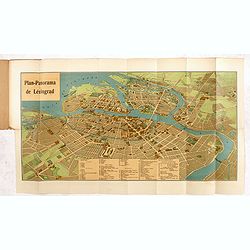 Plan-Panorama de Léningrad.