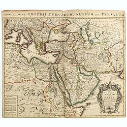 Carte de la Turquie de L'Arabie et de la Perse.