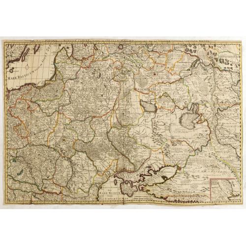 Old map image download for Sades Belli in POLONIA et in Moscovia . . .