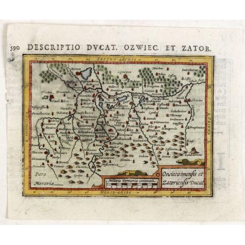 Old map image download for Oswieczimensis et Zatoriensis Ducat.