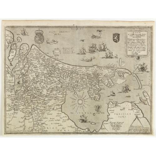 Old map image download for Nova et Castigator Comitatus Hollandiae Descriptio . . .