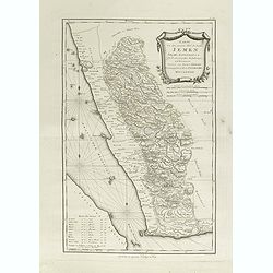 Karte von dem groessten Theil des Landes Jemen Imame, Kaukeban &c.