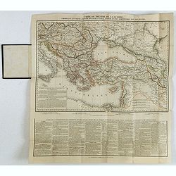 Carte du théatre de la guerre, comprenant la Turquie d'Europe et d'Asie, la Grèce entière et pays limitrophes, avec les routes. . .