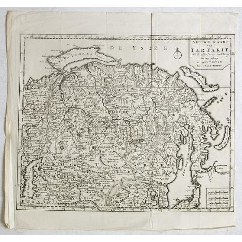 Old map image download for Nieuwe kaart van Tartarie. . .