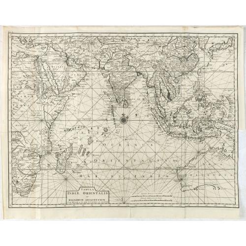 Old map image download for Tabula Indiae Orientalis et regnorum adjacentium.