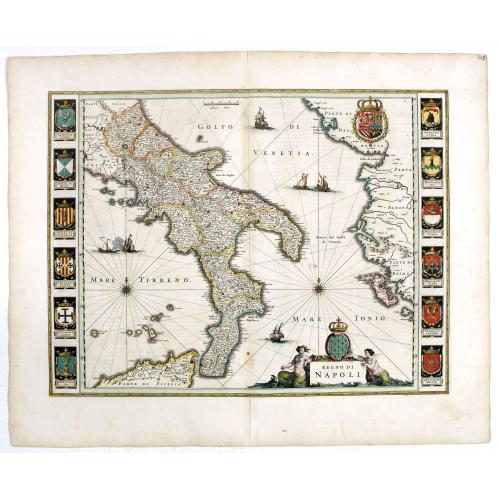 Old map image download for Regno di Napoli.