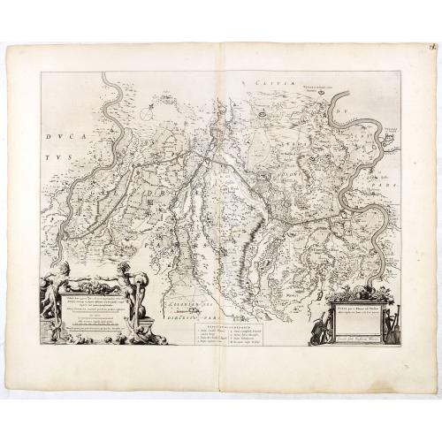 Old map image download for Fossa quae a Rheno ad Mosam duci caepta est Anno CLC ICCXXVII.