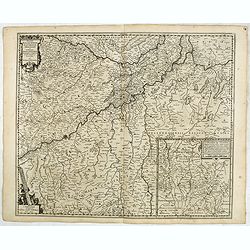 Ducatus Iuliacensis, Cliviensis, Montensis. et Comitatus Marciae et Rapens-Bergae finitimaeque eis Regiones de novo accurate in lucem editae. per Nicolaum I. Piscatorem. t'Amsterdam Gedruckt bij Claes Ianß. Visscher. Anno 1633.': .