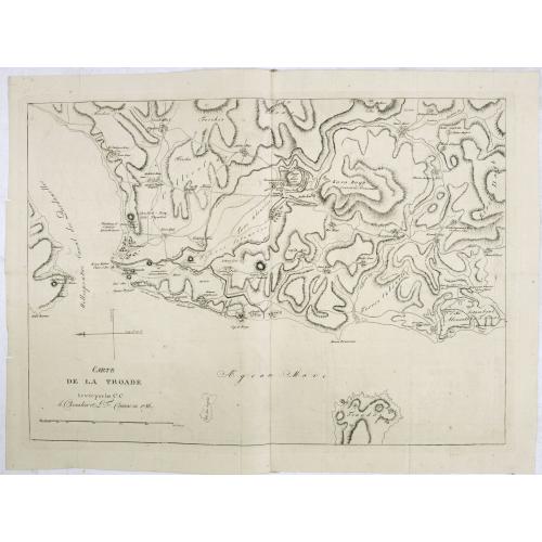 Old map image download for Carte de la Troade levée par les C. C. le Chevalier et L.F.Cassas en 1786.