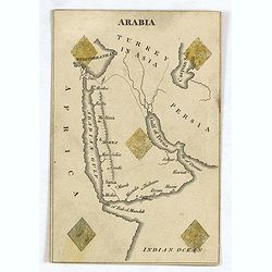 ARABIA ( Cartographic playing card)