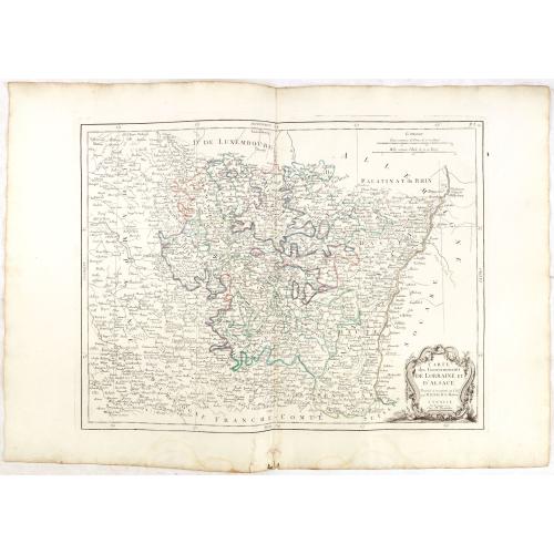 Old map image download for Gouvernements de Lorraine et d'Alsace.