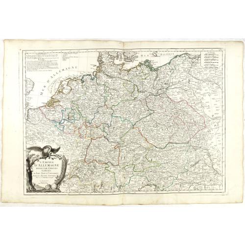 Old map image download for L'Empire d'Allemagne. . .