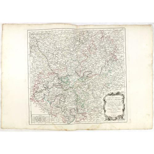 Old map image download for Carte des Cercle du Haut et du Bas Rhin.. avec leurs enclaves.