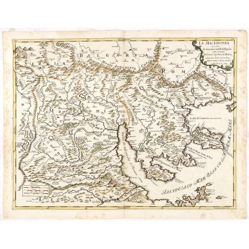 Old map image download for La Macedonia. . . (Northern Greece)