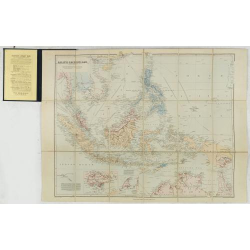 Old map image download for Asiatic Archipelago on Mercator's projection.