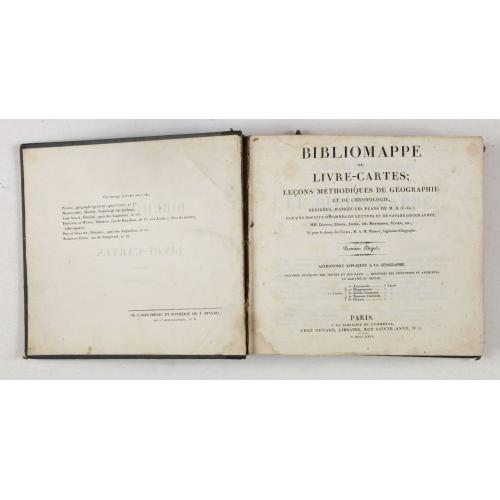 Old map image download for Bibliomappe. Chronologie Historique et Géographique par MM. Année et Vivien bound with : Bibliomappe, ou Livre-Cartes: Leçons Méthodiques de Chronologie et de Géographie, . . .