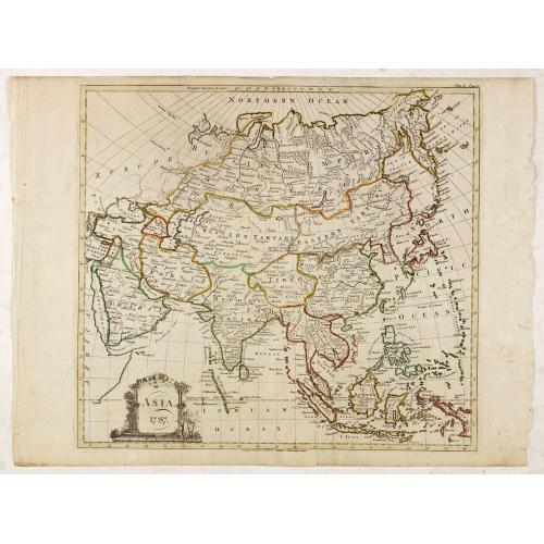 Old map image download for Asia. 1787.