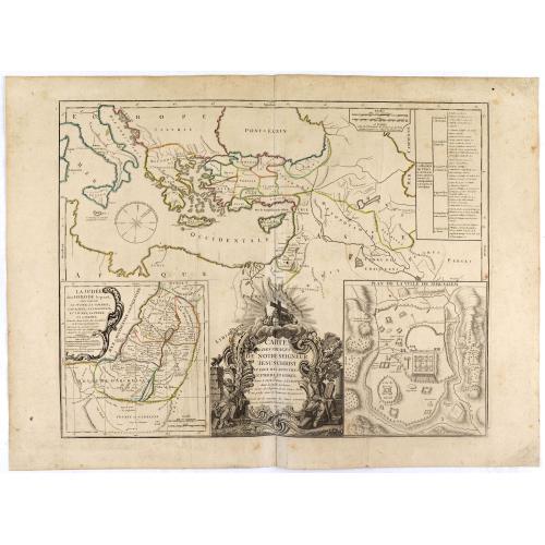 Old map image download for Carte des voyages de Notre seigneur Jesus Christ. . .