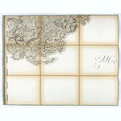 (Separate sheet from ) Carte générale du théâtre de la guerre en Italie et dans les Alpes.