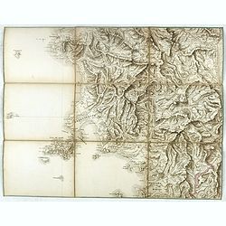 (Separate sheet from ) Carte générale du théâtre de la guerre en Italie et dans les Alpes.