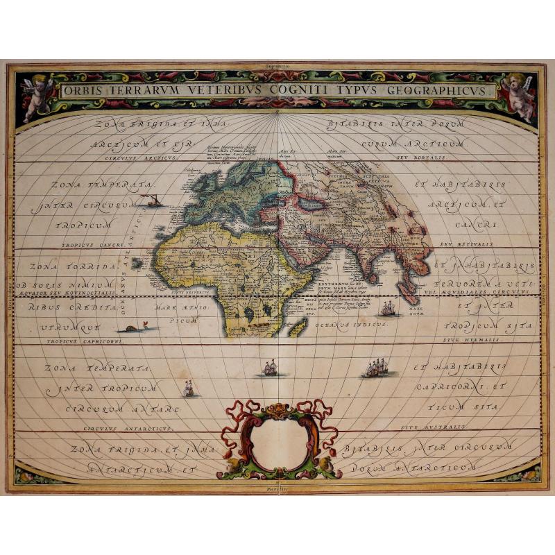 Orbis Terrarum Veteribus Cogniti Typus Geographicus.