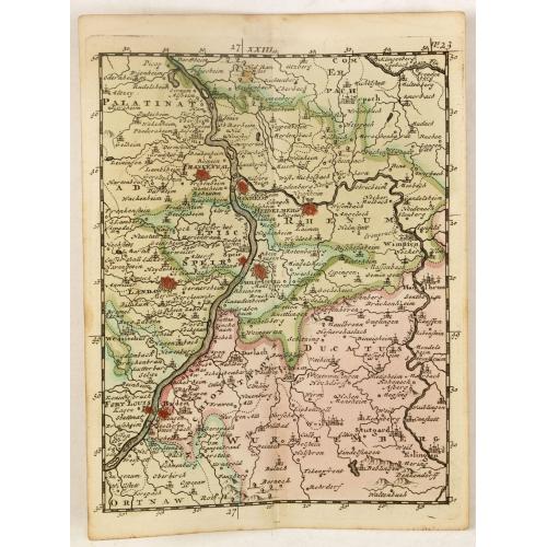 Old map image download for (Heidelberg, Manheim, Wurtemberg, etc.)