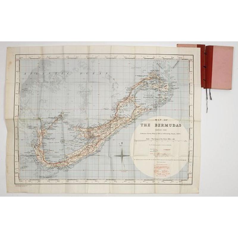 Map of the Bermudas. Compiled from Ordnance Survey Map of 1902, & Admiralty Chart. (1900) Geographical Section. General. Staff. No.3951. Fridded and Railways added 1933. . .