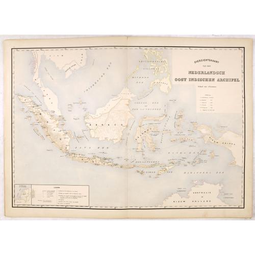 Old map image download for Overzichtskaart van den Nederlandsch oost Indischen Archipel.