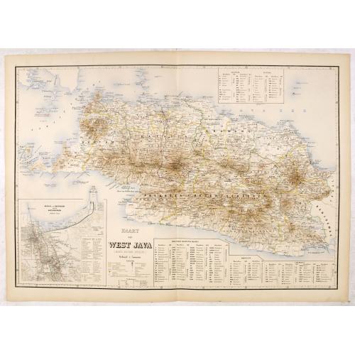 Old map image download for Kaart van West Java (eerste militaire afdeeling)