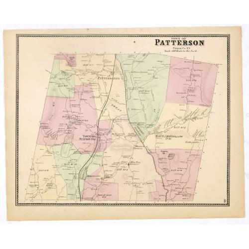 Old map image download for Town of Patterson.