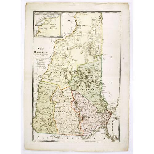 Old map image download for New Hampshire entworfen von D.F. Sotzmann. Hamburg bey Carl Ernst Bohn 1796 . . . No. II.