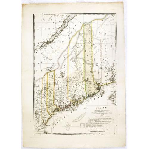 Old map image download for Maine entworfen von D.F. Sotzmann. Hamburg bey Carl Ernst Bohn 1798 . . . NO.VII