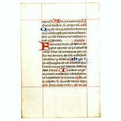 A leaf from a breviary.