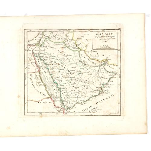 Old map image download for L'Arabie Par le Sr. Robert de Vaugondy fils de Mr. Robert Geog. ord du Roi avec Privilege 1749.