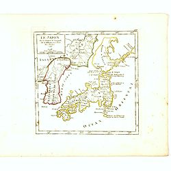 Le Japon Par le Sr. Robert de Vaugondy fils de Mr. Robert Geog. Ord du Roi avec Privilege 1749.