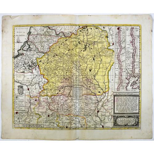 Old map image download for Magni ducatus Lithuaniae Caeterarumq Regionum illi adiacentium exacta descrip. . .