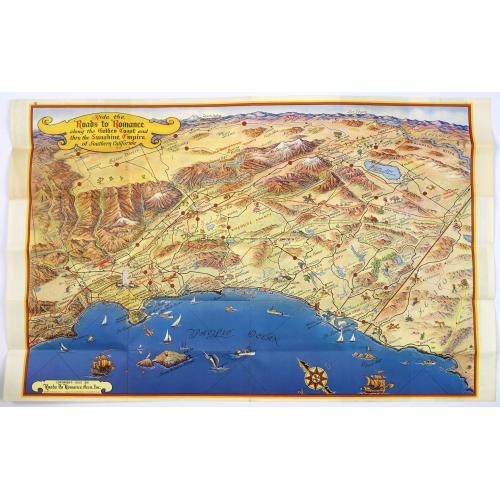 Old map image download for Ride the Roads to Romance along the Golden Coast...