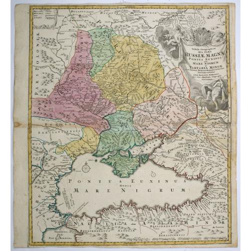 Old map image download for Tabula geographica qua pars Russiae Magnae..