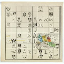 [Untitled map of the European countries in a playing grid].