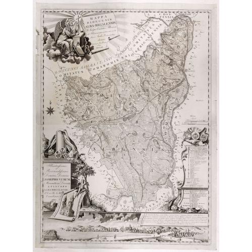 Old map image download for Mappa Dioecensis Alba-Regalensis . . .